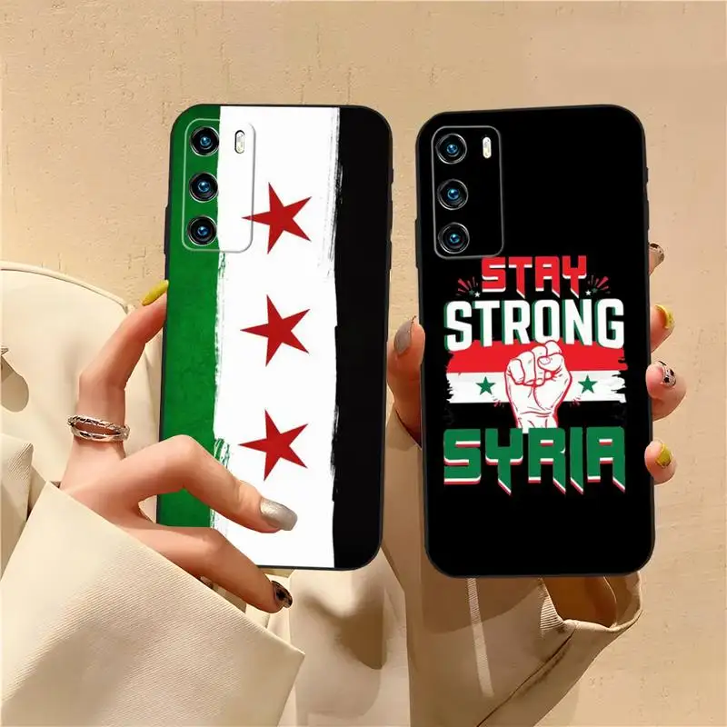 

Syria Flag Phone Case For Huawei P40Pro P30 P20 P10 Plus Lite Pro Y5 Y6 Y7 Y8 PSMART 2019 2020 Funda Shell Cover