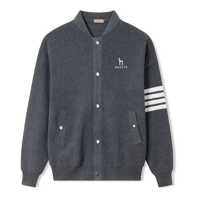 Men's Golf Hazzys Advanced Texture Cardigan Sweater Clothing Coat Men Polo Neck Slim Fit Autumn Outwear Knitwear Trendy Thread
Men's Golf Hazzys Advanced Texture Cardigan Sweater Clothing Coat Men Polo Neck Slim Fit Autumn Outwear Knitwear Trendy Thread