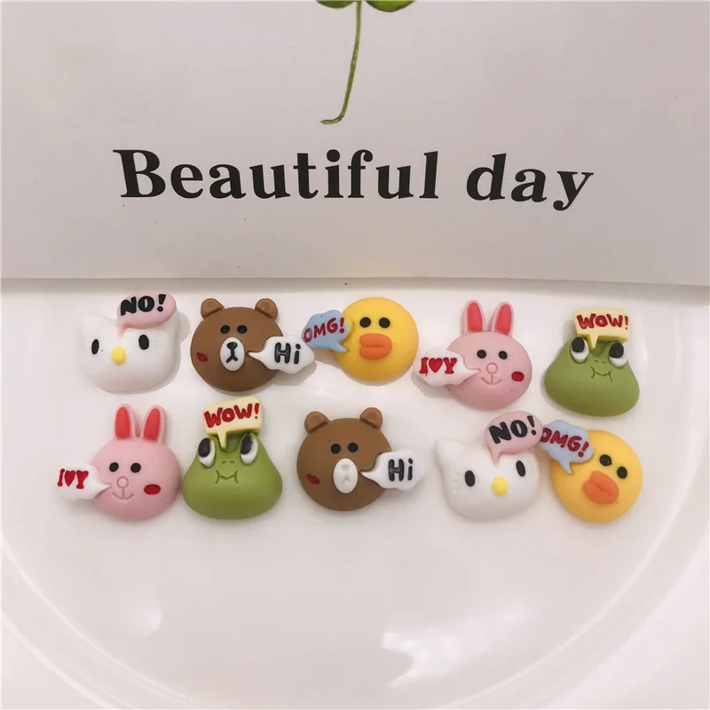 kawaii resin cabochon cartoon animals flatback accessories for diy jewelry making cute scrapbooking embellishment supplies
kawaii resin cabochon cartoon animals flatback accessories for diy jewelry making cute scrapbooking embellishment supplies