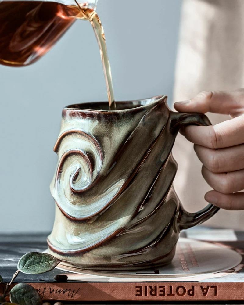 Creative Palace Retro Kiln Ceramic Mug Large Capacity Personalized Office Coffee Cup Home Water Cup
Creative Palace Retro Kiln Ceramic Mug Large Capacity Personalized Office Coffee Cup Home Water Cup