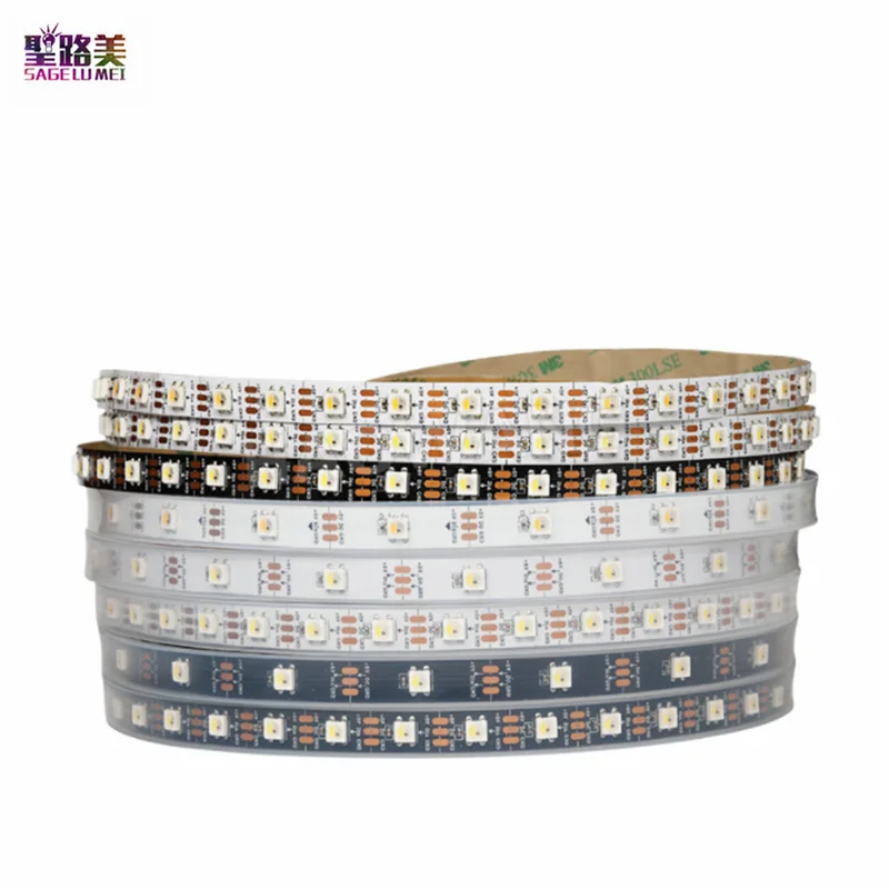 DC5V SK6812 RGBW Led Strip Light 4 in 1 Similar WS2812 1m/5m 30 60 144 LEDs Individual Addressable RGBWW Led Tape IP30 65 67
DC5V SK6812 RGBW Led Strip Light 4 in 1 Similar WS2812 1m/5m 30 60 144 LEDs Individual Addressable RGBWW Led Tape IP30 65 67