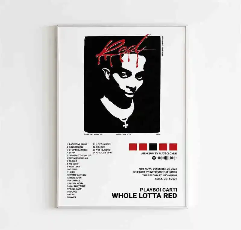 Настенный принт Playboi Carti "Die Lit"
Настенный принт Playboi Carti "Die Lit"