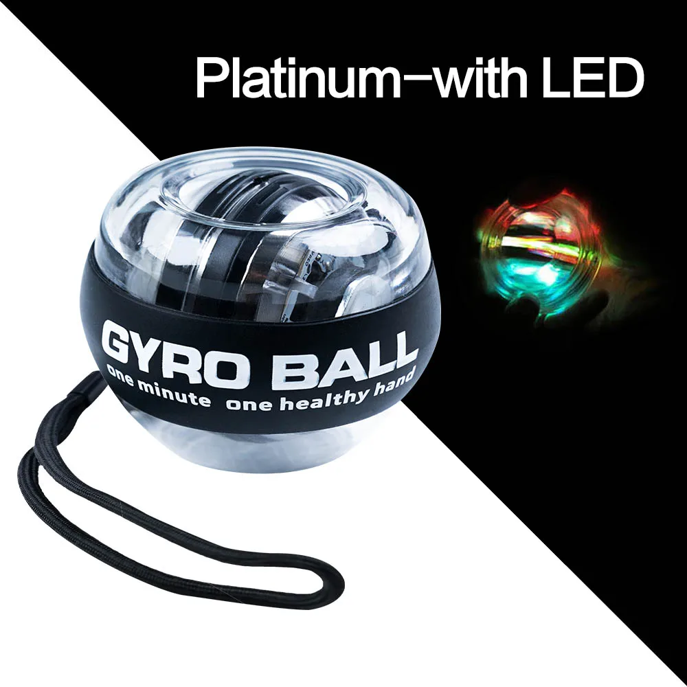 LED Wrist Power Ball Trainer Self-starting Arm Hand Muscle Force Fitness Exercise Gyro ball Powerball Equipment Strengthener
LED Wrist Power Ball Trainer Self-starting Arm Hand Muscle Force Fitness Exercise Gyro ball Powerball Equipment Strengthener