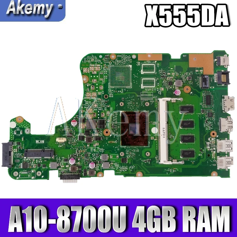 Akemy X555DA для Asus X555 X555YA X555YI X555D X555DG X555DA Laotop материнская плата X555DA материнская плата W/ A10-8700U 4 Гб ОЗУ
Akemy X555DA для Asus X555 X555YA X555YI X555D X555DG X555DA Laotop материнская плата X555DA материнская плата W/ A10-8700U 4 Гб ОЗУ