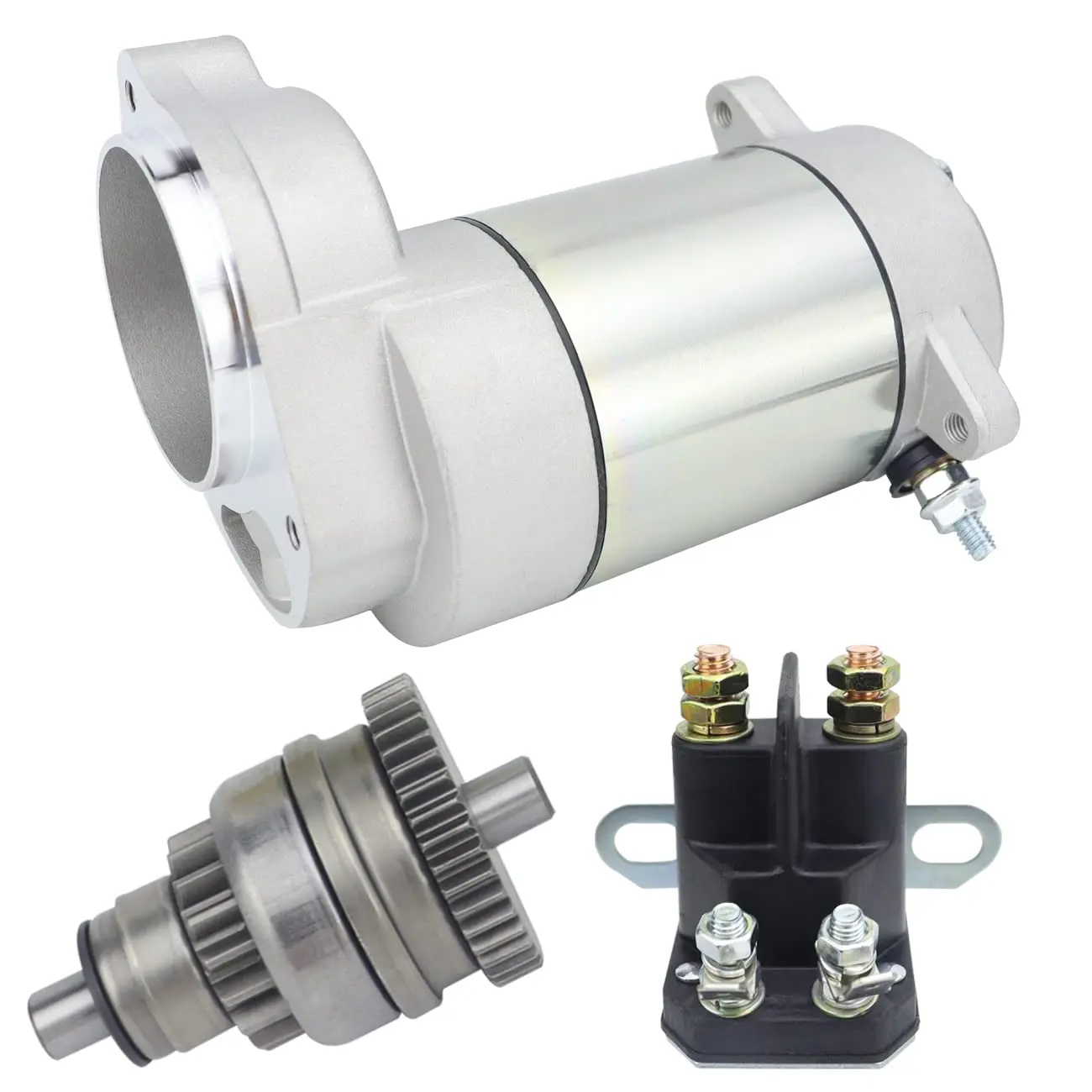 Starter & Bendix & Relay для Polaris Trail Blazer 250 2005 2006, 3085393 SM13298 SM-8 18331 18331N 410-54006 41054006 подкручиваемый 34 49
Starter & Bendix & Relay для Polaris Trail Blazer 250 2005 2006, 3085393 SM13298 SM-8 18331 18331N 410-54006 41054006 подкручиваемый 34 49