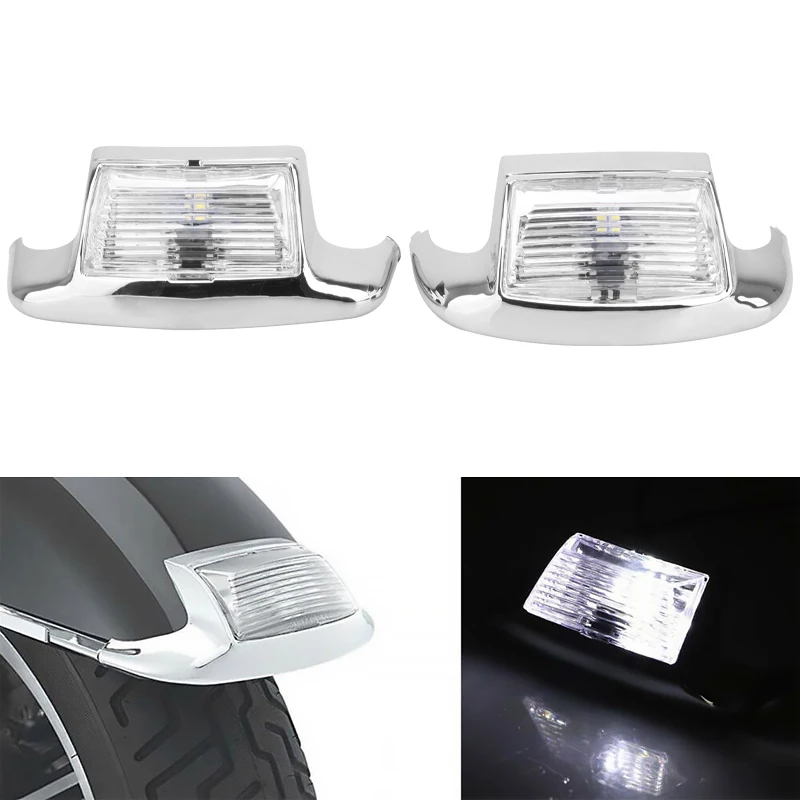 Motorcycle Chrome Front Rear Fender Tip Light Lamp Edge LED Accessories For Harley Softail Electra Glide Road King FLHR FLSTC
Motorcycle Chrome Front Rear Fender Tip Light Lamp Edge LED Accessories For Harley Softail Electra Glide Road King FLHR FLSTC