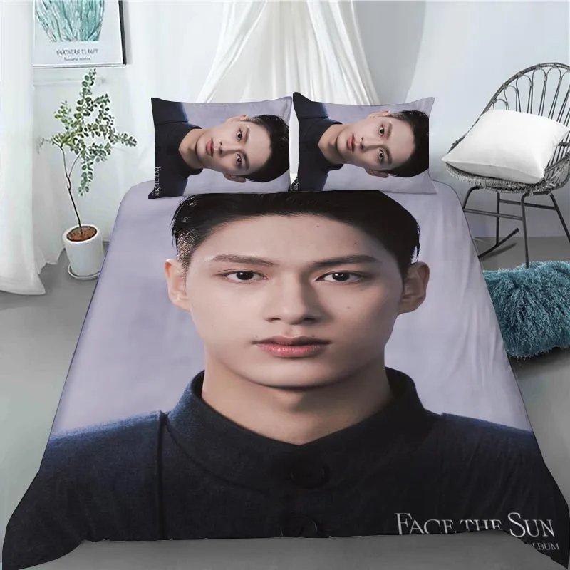 SEVENTEEN KPOP Bedding Set Duvet Cover Bedclothes 180X220CM Comforter Cover With Pillowcase For Kids Home 0524
SEVENTEEN KPOP Bedding Set Duvet Cover Bedclothes 180X220CM Comforter Cover With Pillowcase For Kids Home 0524
