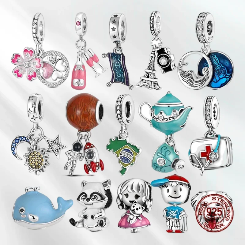 Quality NEW 100% Real 925 Sterling Silver First Aid Kit Beads Fit Original Charms Bracelet&Bangle Making Fashion Jewelry DIY
Quality NEW 100% Real 925 Sterling Silver First Aid Kit Beads Fit Original Charms Bracelet&Bangle Making Fashion Jewelry DIY