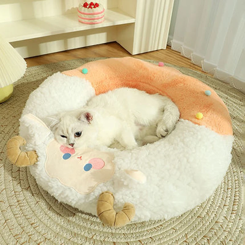 1Pcs New Cat Nest Match Color Lovely Round Soft Comfortable Non Slip Drop Glue Sofa Sleeping Pad Household Pet Supplies SSJ644
1Pcs New Cat Nest Match Color Lovely Round Soft Comfortable Non Slip Drop Glue Sofa Sleeping Pad Household Pet Supplies SSJ644