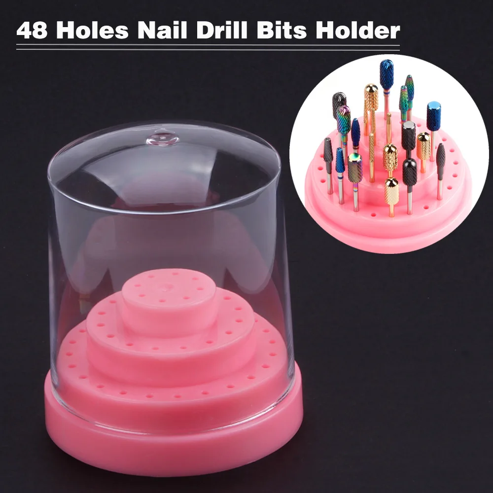 10/14/20/48 Holes Nail Art Drill Bits Holder Nails Milling Cutter Display Container Empty Storage Box Manicure Accessories Tools
10/14/20/48 Holes Nail Art Drill Bits Holder Nails Milling Cutter Display Container Empty Storage Box Manicure Accessories Tools