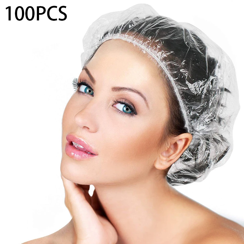 100PCS Disposable Shower Caps, Plastic Clear Thickening Bath Hair Cap and Thick Waterproof Bath Caps for Hair Treatment, Spa
100PCS Disposable Shower Caps, Plastic Clear Thickening Bath Hair Cap and Thick Waterproof Bath Caps for Hair Treatment, Spa