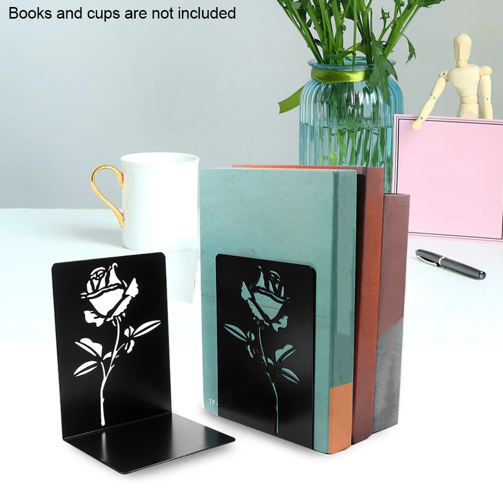 1pair Library L Shape Book End Desktop Organizer Heavy Duty File Divider Rose Design Home Office Out Alloy Student
1pair Library L Shape Book End Desktop Organizer Heavy Duty File Divider Rose Design Home Office Out Alloy Student