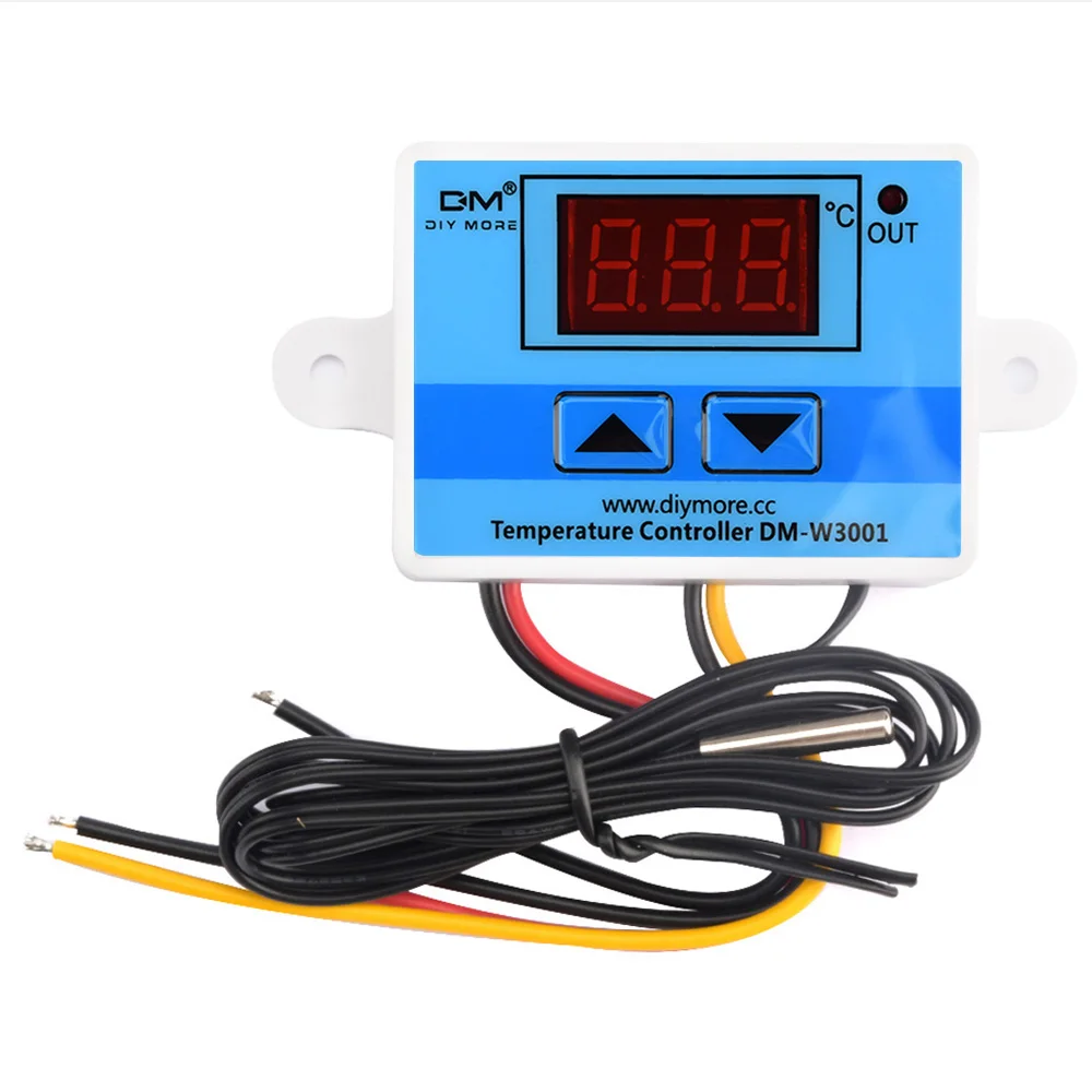 W3001 LED Digital Thermostat Incubator DC 12V 24V AC 110V 220V Temperature Controller Thermoregulator Heating Cooling
W3001 LED Digital Thermostat Incubator DC 12V 24V AC 110V 220V Temperature Controller Thermoregulator Heating Cooling