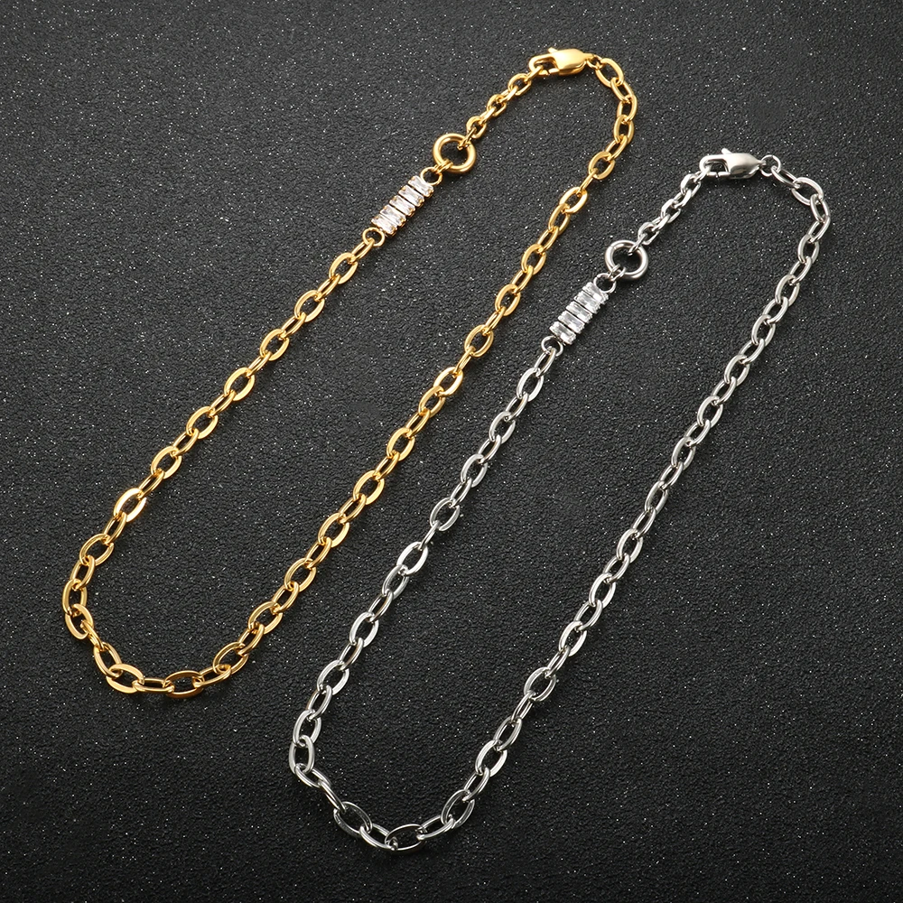 ZMFashion Luxury Zircon Chain Choker Necklace For Women CZ Crystal Stone Stainless Steel Necklaces Party Fine Jewelry Gift 2022
ZMFashion Luxury Zircon Chain Choker Necklace For Women CZ Crystal Stone Stainless Steel Necklaces Party Fine Jewelry Gift 2022