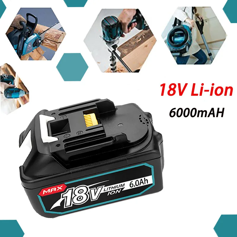 18V 3.0Ah/5.0Ah/6.0Ah 18650 Rechargeable Li-ion Battery For Makita 18 Volt Power Tools BL1860 BL1830b BL1850b BL1840 LXT-400 6A
18V 3.0Ah/5.0Ah/6.0Ah 18650 Rechargeable Li-ion Battery For Makita 18 Volt Power Tools BL1860 BL1830b BL1850b BL1840 LXT-400 6A