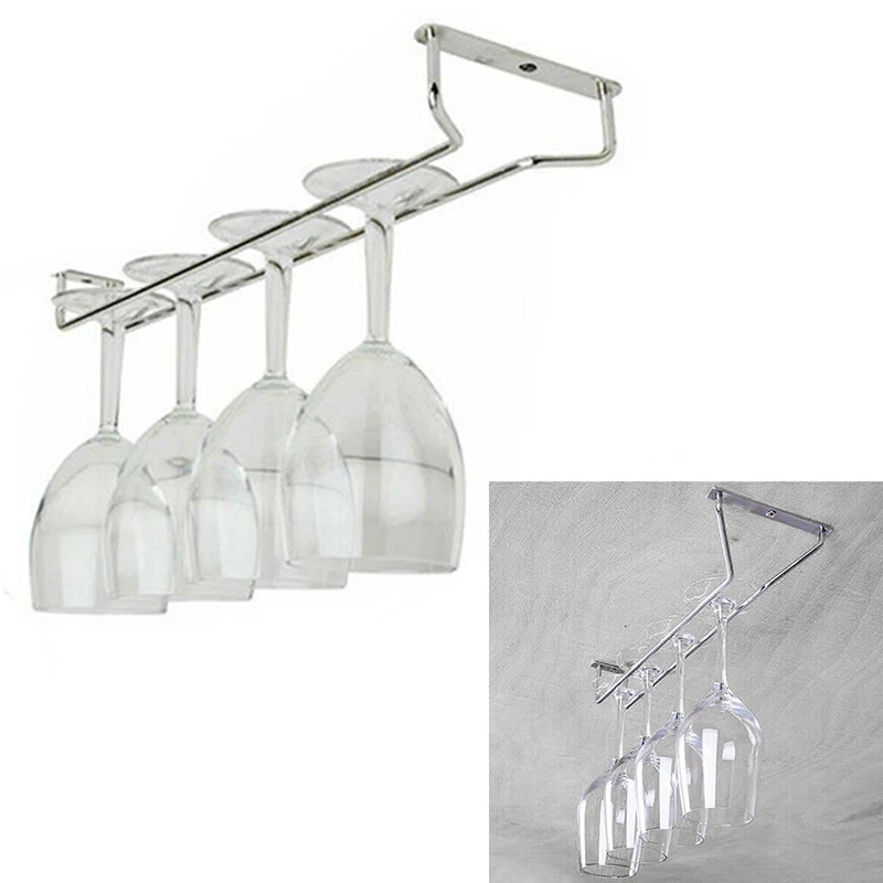 1pc Stainless Steel Wine Glasses Rack Champagne Cup Holder Stainless Steel Hanger Kitchen Bar Champagne Wine Rack Glass Cup Hold
1pc Stainless Steel Wine Glasses Rack Champagne Cup Holder Stainless Steel Hanger Kitchen Bar Champagne Wine Rack Glass Cup Hold