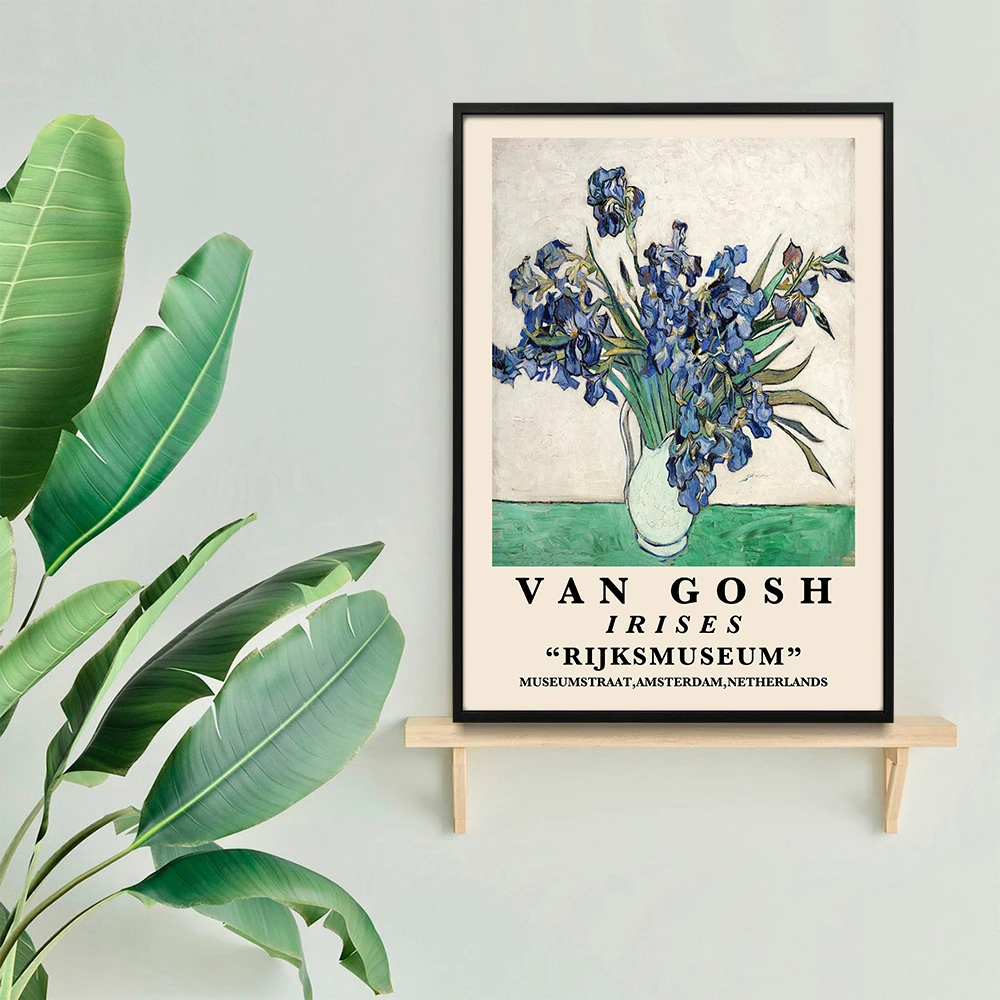 Van Gogh Exhibition Poster Irises Van Gogh Art Print Floral Scenery Nature Wall Art Decor Gift Idea A1/A2/A3/A4
Van Gogh Exhibition Poster Irises Van Gogh Art Print Floral Scenery Nature Wall Art Decor Gift Idea A1/A2/A3/A4