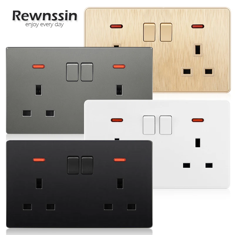 Wall Electrical Switches With Usb UK Socket Gold/White/Black/Silver Plastic Panel Malta 110-250V
Wall Electrical Switches With Usb UK Socket Gold/White/Black/Silver Plastic Panel Malta 110-250V