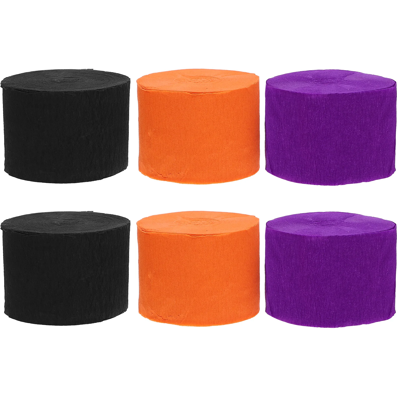 6PCS Crepe Paper Streamer Rolls Hanging Party Decoration Decors, Wedding, Festival Ornament Orange Black Purple
6PCS Crepe Paper Streamer Rolls Hanging Party Decoration Decors, Wedding, Festival Ornament Orange Black Purple