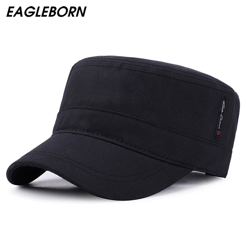 EAGLEBORN 2022 Classic Vintage Flat Top Mens Washed Caps And Hat Adjustable Fitted Thicker Cap Winter Warm Military Hats For Men
EAGLEBORN 2022 Classic Vintage Flat Top Mens Washed Caps And Hat Adjustable Fitted Thicker Cap Winter Warm Military Hats For Men