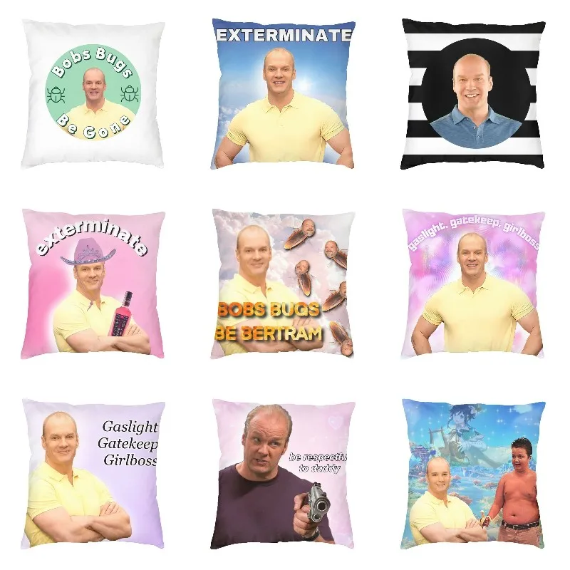 Fashion Bobs Bugs Be Gone Pillow Case Home Decorative 3D Two Side Printed Fantasy Cushion Cover for Car
Fashion Bobs Bugs Be Gone Pillow Case Home Decorative 3D Two Side Printed Fantasy Cushion Cover for Car