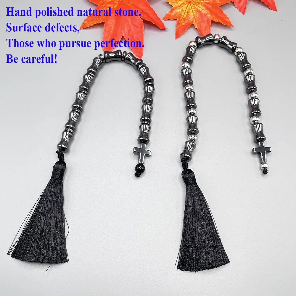 NJ31 Rosary Stainless Steel Tassel Magnetic Hematite Can Rotate Flip Bring Health Prayer Changing Destiny Meditation Decoration
NJ31 Rosary Stainless Steel Tassel Magnetic Hematite Can Rotate Flip Bring Health Prayer Changing Destiny Meditation Decoration