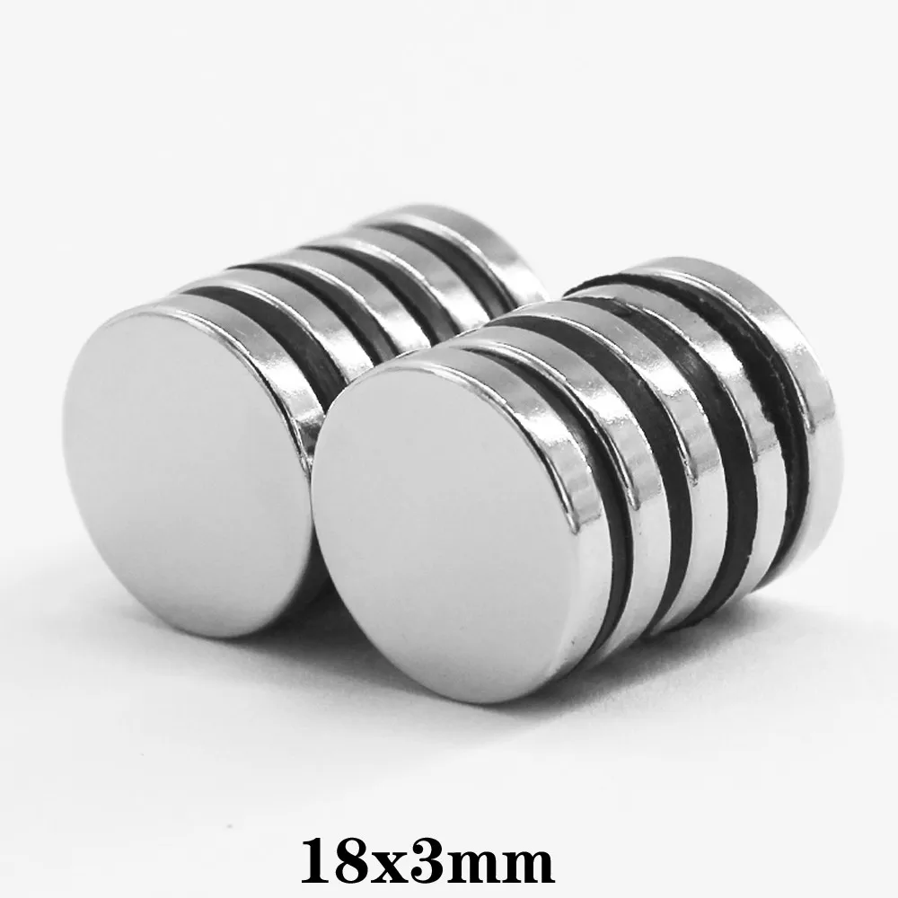 5pcs 18x3 mm Neodymium Disc Magnet 18mmx3mm Permanent Magnetic 18x3mm Bulk Small Round Magnets Dia 18*3 mm N35
5pcs 18x3 mm Neodymium Disc Magnet 18mmx3mm Permanent Magnetic 18x3mm Bulk Small Round Magnets Dia 18*3 mm N35