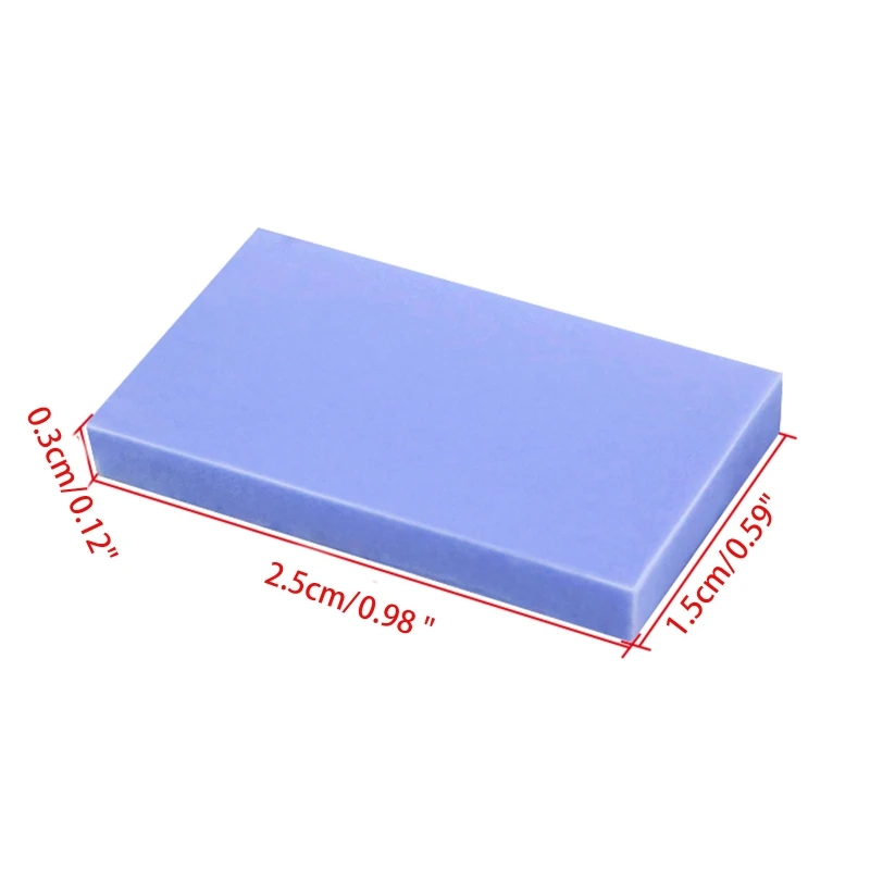 M2EC 1Sheet 25mmx15mmx3mm Thermal Conductivity CPU Heatsink Cooling Conductive Silicone Pad Thermal Pads for Raspberry Pi
M2EC 1Sheet 25mmx15mmx3mm Thermal Conductivity CPU Heatsink Cooling Conductive Silicone Pad Thermal Pads for Raspberry Pi