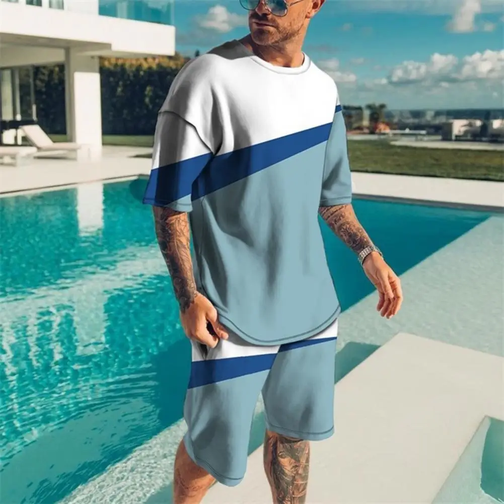 Men Outfit Elastic Waist Men Sports Suit Breathable Sportswear Popular Mens Sports Suit T-shirt Trousers
Men Outfit Elastic Waist Men Sports Suit Breathable Sportswear Popular Mens Sports Suit T-shirt Trousers