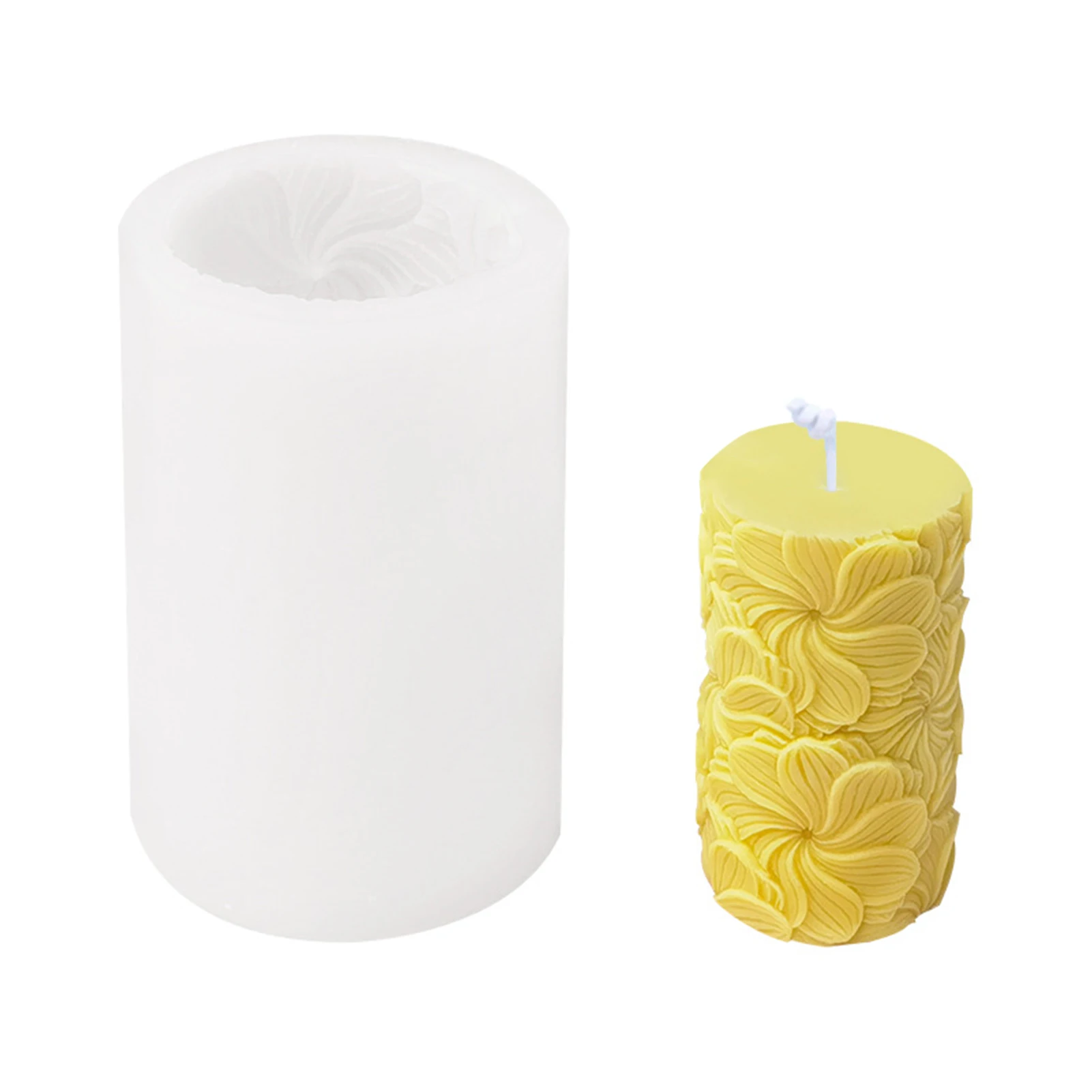 Rose Flower Butterfly Waves Cylindrical Aromatherapy Candle Mould Relief Candle Mould 3D Silicone Gypsum Mold Handmade Soap
Rose Flower Butterfly Waves Cylindrical Aromatherapy Candle Mould Relief Candle Mould 3D Silicone Gypsum Mold Handmade Soap