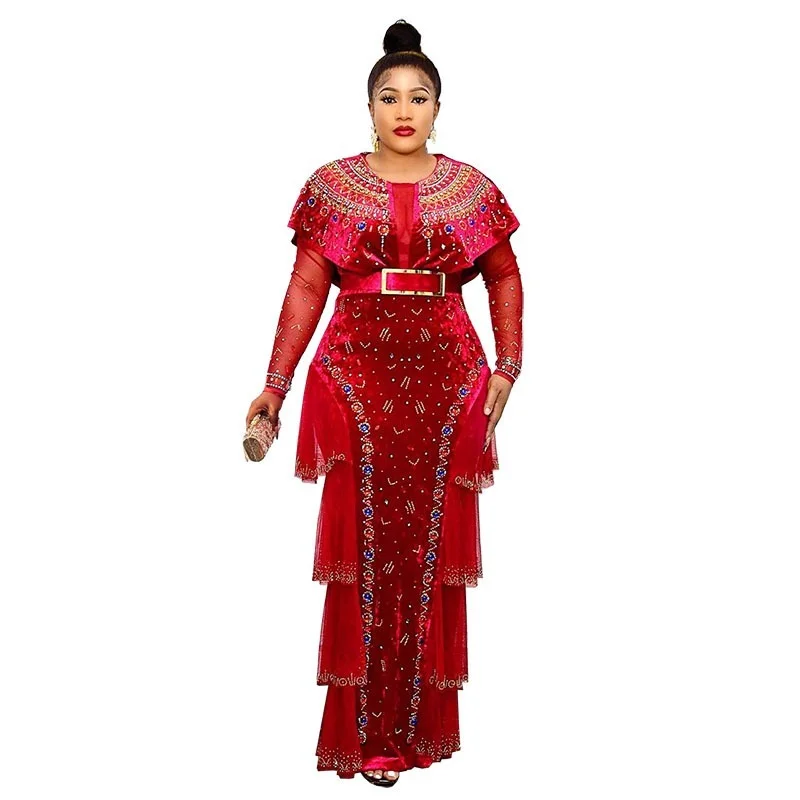 Long Velvet Bodycon Dress African Maxi Dresses For Women 2022 Ankara Clothes Wedding Party Robe Femme Africa Clothing Plus Size
Long Velvet Bodycon Dress African Maxi Dresses For Women 2022 Ankara Clothes Wedding Party Robe Femme Africa Clothing Plus Size