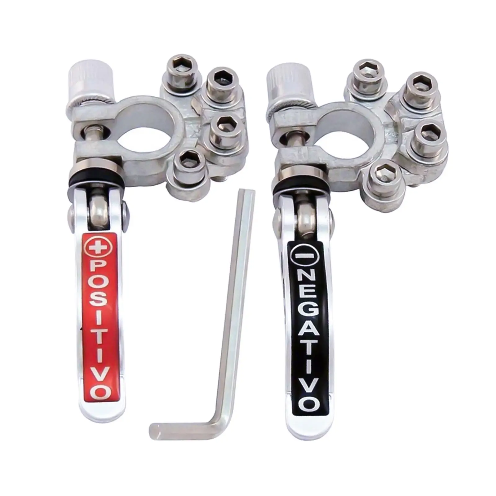 2 Pieces Battery Terminal Connectors Quick Release Terminal Shut-Off Connectors for Truck Car
2 Pieces Battery Terminal Connectors Quick Release Terminal Shut-Off Connectors for Truck Car