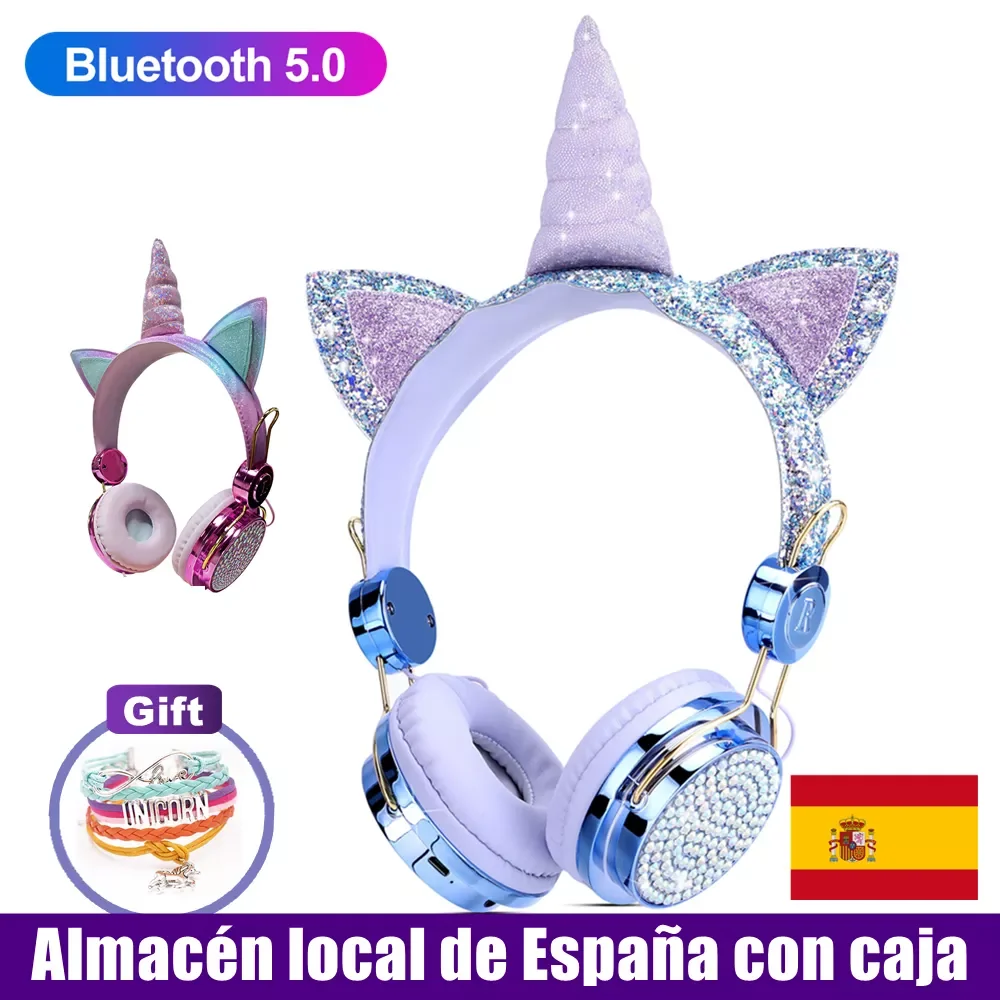 Cute Unicorn Headphones for Girls Kids Children Bluetooth Wireless Earphone with Mic Music Stereo Phone Helmet School Gifts
Cute Unicorn Headphones for Girls Kids Children Bluetooth Wireless Earphone with Mic Music Stereo Phone Helmet School Gifts