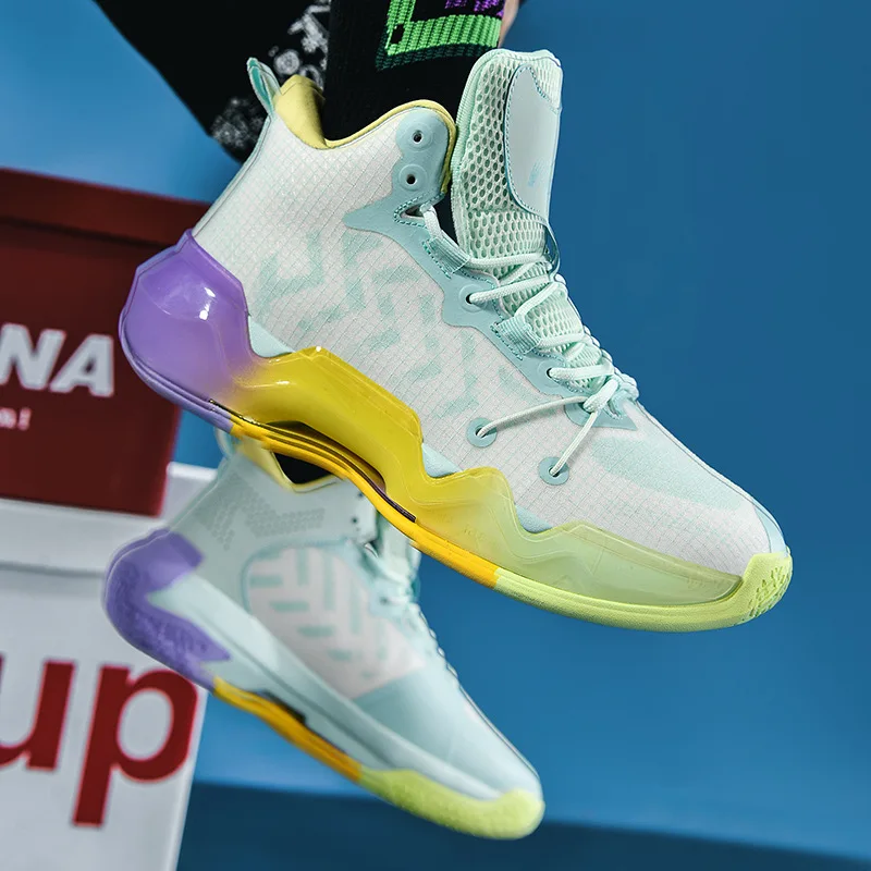 Sneakers Men Professional Basketball Sneakers Breathable Non-slip Training Sneakers Wear-resistant Men's Basketball Shoes
Sneakers Men Professional Basketball Sneakers Breathable Non-slip Training Sneakers Wear-resistant Men's Basketball Shoes