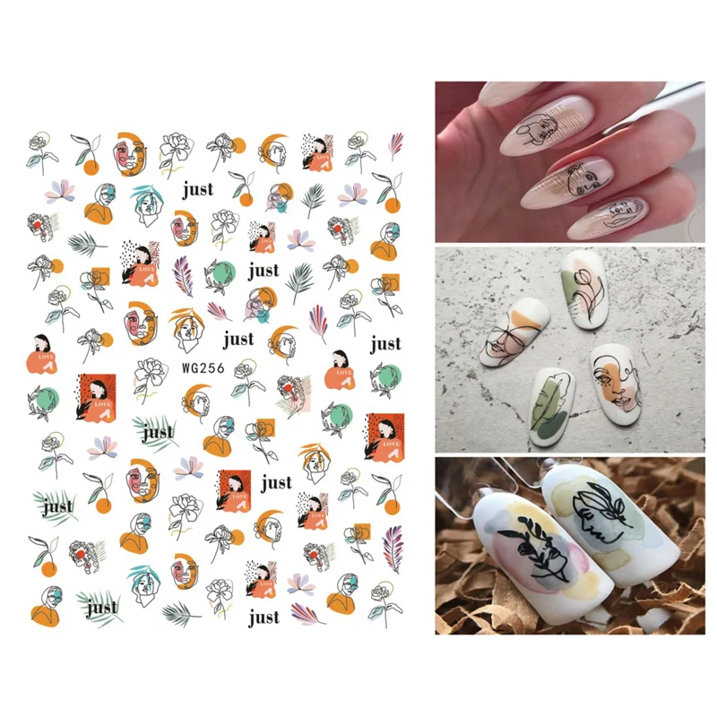 3D DIY Abstract Face Nail Stickers Nail Art Decoration 10PCS Adhesive Graffiti Nail Art Stickers Nail Supplies Nail Accessories
3D DIY Abstract Face Nail Stickers Nail Art Decoration 10PCS Adhesive Graffiti Nail Art Stickers Nail Supplies Nail Accessories