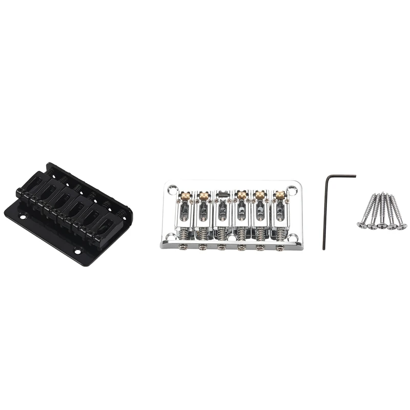 Black 6 String Fixed Hard Tail Guitar Bridge For Strat Guitar & Hardtail Guitar Bridge Body Through For 6 String
Black 6 String Fixed Hard Tail Guitar Bridge For Strat Guitar & Hardtail Guitar Bridge Body Through For 6 String