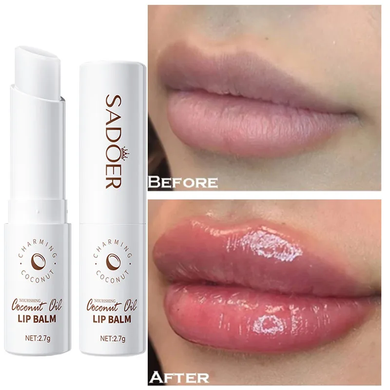 

Natural Lip Plumper Lasting Moisturizing Lip Balm Anti Chapped Fade Lip Lines Repairing Nourishing Dryness Lipstick Lip Care