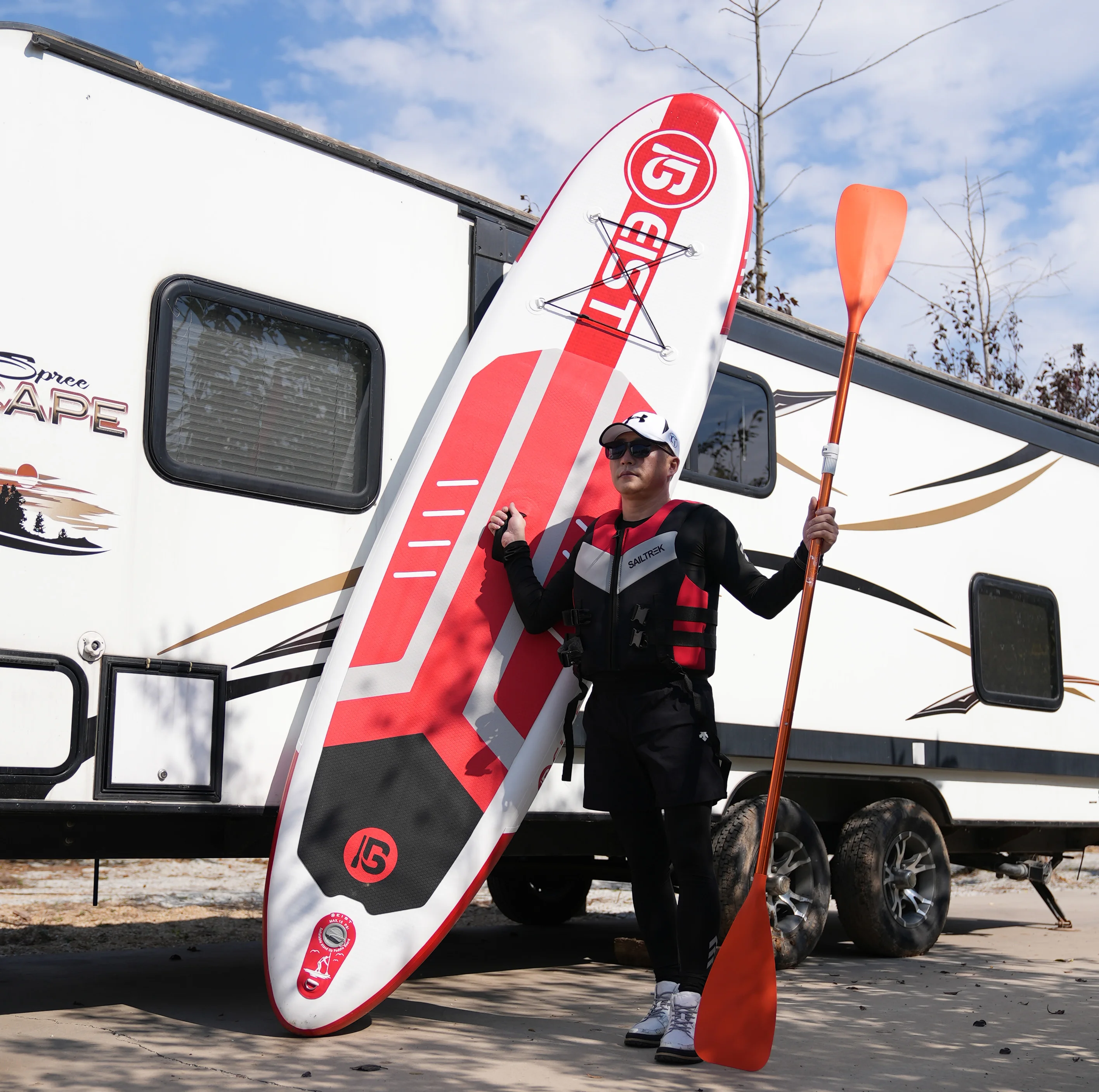BEIST 10ft SUP Board Inflatable 305cm Paddle Board Summer Water Sports Yoga Stand Up Paddle Board
BEIST 10ft SUP Board Inflatable 305cm Paddle Board Summer Water Sports Yoga Stand Up Paddle Board