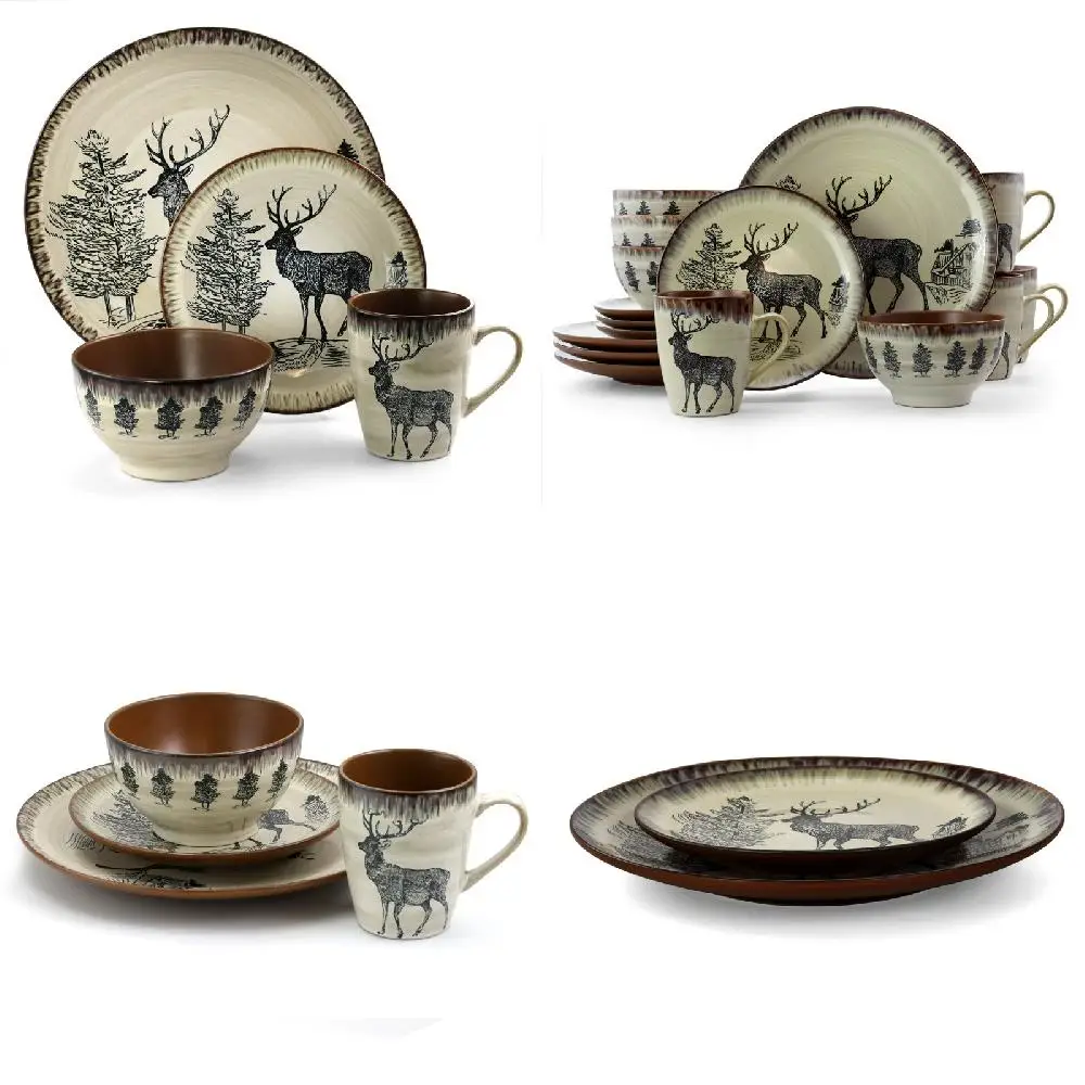Beautiful Elegant 16-Piece Taupe Round Stoneware Home Kitchen Dining Perfection Dinnerware Set for Everyday Use
Beautiful Elegant 16-Piece Taupe Round Stoneware Home Kitchen Dining Perfection Dinnerware Set for Everyday Use