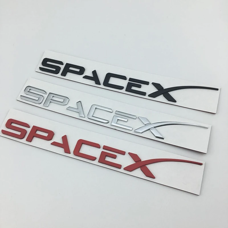 3D Metal Car Sticker Emblem For Tesla Model 3 S X Roadster Letter SpaceX Car Fender Side Stickers Car Trunk Stickers Auto Parts
3D Metal Car Sticker Emblem For Tesla Model 3 S X Roadster Letter SpaceX Car Fender Side Stickers Car Trunk Stickers Auto Parts