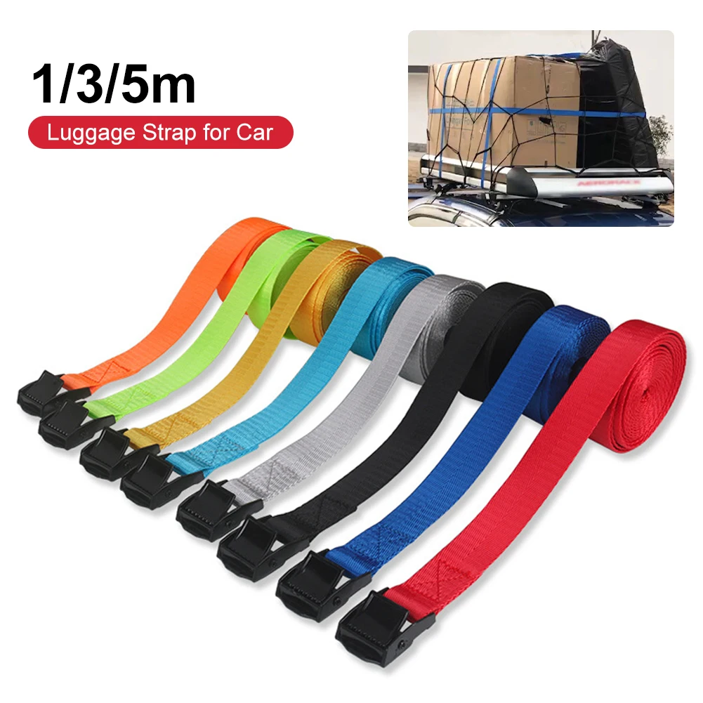 3/5M Car Tension Rope Luggage Fixed Strap Cargo Roof Rack Lashing Straps Ratchet Tie Belt With Buckle Tidying Ratchet Belt
3/5M Car Tension Rope Luggage Fixed Strap Cargo Roof Rack Lashing Straps Ratchet Tie Belt With Buckle Tidying Ratchet Belt