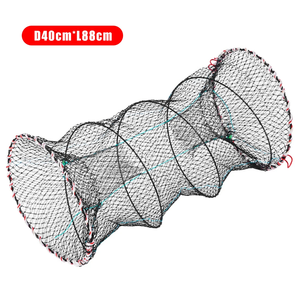 40x88cm Strengthened Automatic Fishing Net Shrimp Cage Nylon Foldable Crab Fish Trap Cast Net Cast Folding Fishing NetworkTackle 
40x88cm Strengthened Automatic Fishing Net Shrimp Cage Nylon Foldable Crab Fish Trap Cast Net Cast Folding Fishing NetworkTackle