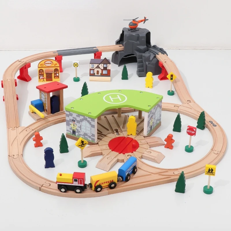 Wooden Train Track Toy Car Push Inertia Car Children Train Track Compatible For Brand Wooden Track Car Educational Toys for Kids
Wooden Train Track Toy Car Push Inertia Car Children Train Track Compatible For Brand Wooden Track Car Educational Toys for Kids