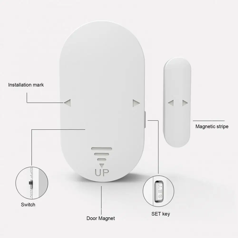Door Window Alarm Convenient High-decibel Loud Sound for Household Security Alarm Wireless Alarm
Door Window Alarm Convenient High-decibel Loud Sound for Household Security Alarm Wireless Alarm