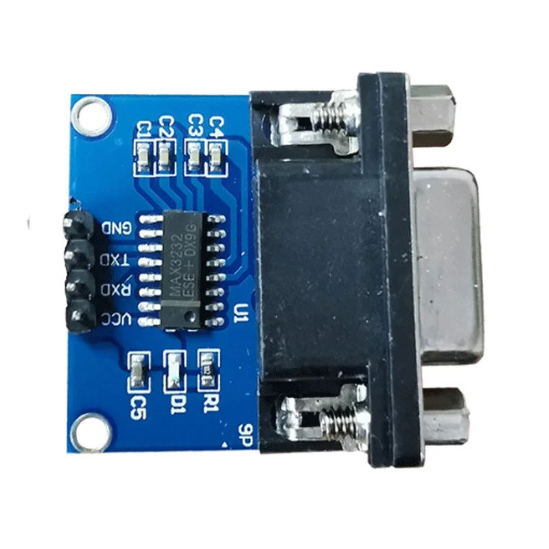 MAX3232 RS232 to TTL Serial Port Converter Module DB9 Connector MAX232
MAX3232 RS232 to TTL Serial Port Converter Module DB9 Connector MAX232