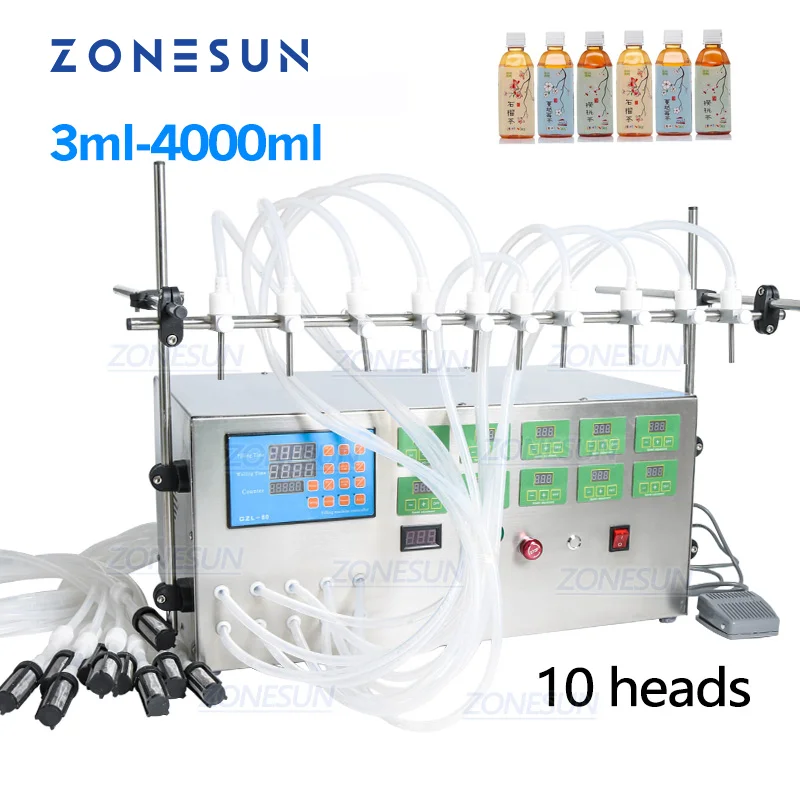 Электрический насос ZONESUN с цифровым управлением, разливочная машина для жидкости 3-4000 мл, жидкость для духов, воды, сока, 10 головок
Электрический насос ZONESUN с цифровым управлением, разливочная машина для жидкости 3-4000 мл, жидкость для духов, воды, сока, 10 головок