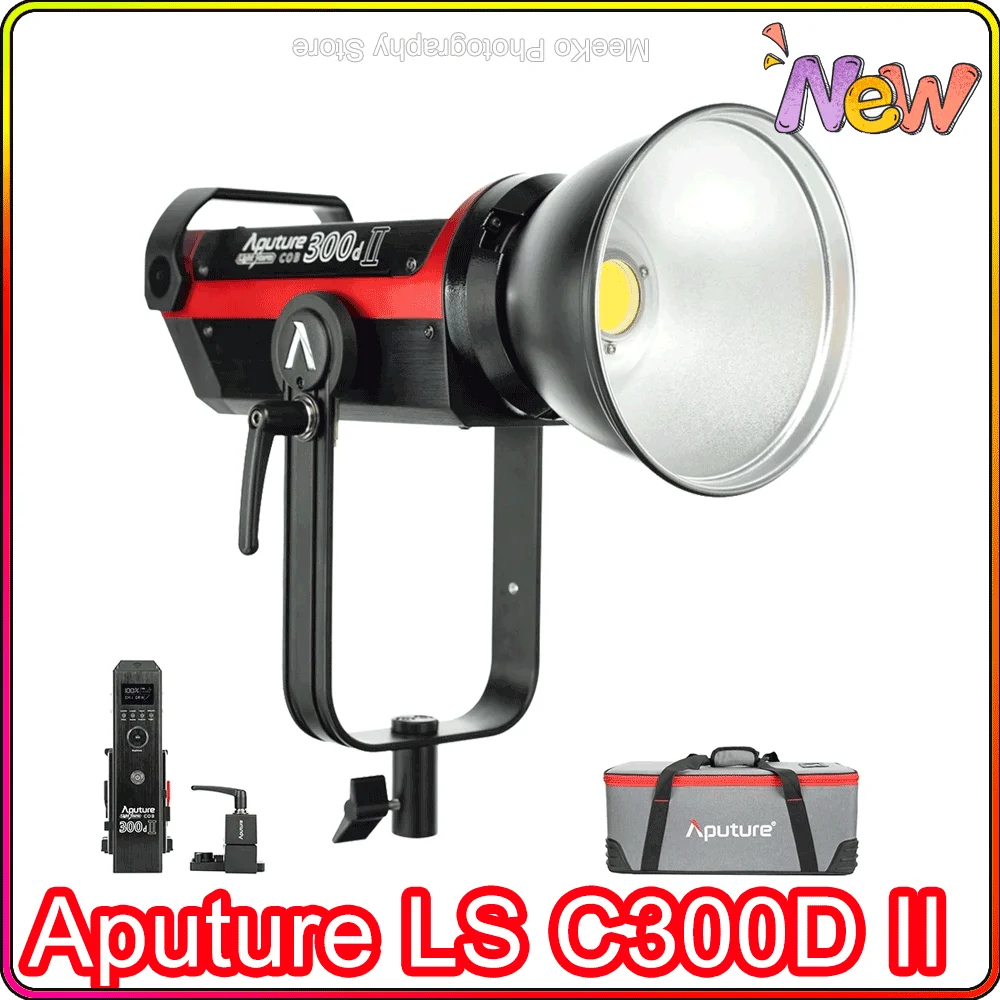 Aputure LS C300D II 300d LED Light LED Video Camera Light COB Light 5500K Daylight Studio Light Photography Lighting Photo Light
Aputure LS C300D II 300d LED Light LED Video Camera Light COB Light 5500K Daylight Studio Light Photography Lighting Photo Light