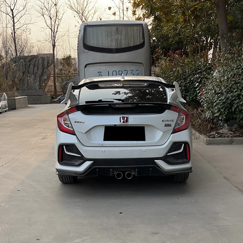 Спойлер для Honda 10th Civic 2016-2020, стильный высококачественный задний спойлер из АБС-пластика, модификация автомобиля 
Спойлер для Honda 10th Civic 2016-2020, стильный высококачественный задний спойлер из АБС-пластика, модификация автомобиля
