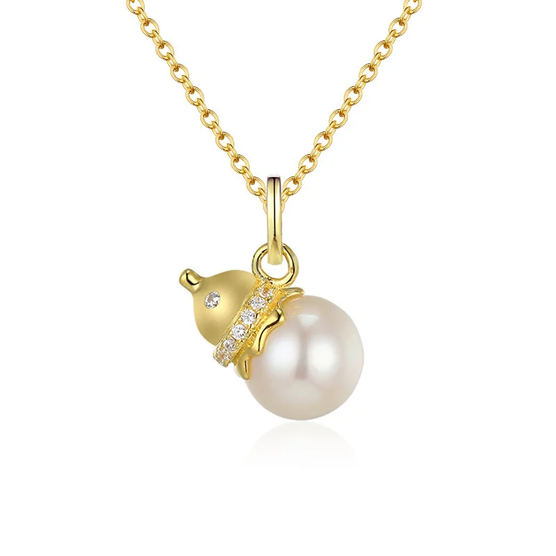 

STN10 жемчужное ожерелье, модная простая овальная жемчужная подвеска, женская бижутерия, подарок на свадьбу или годовщину