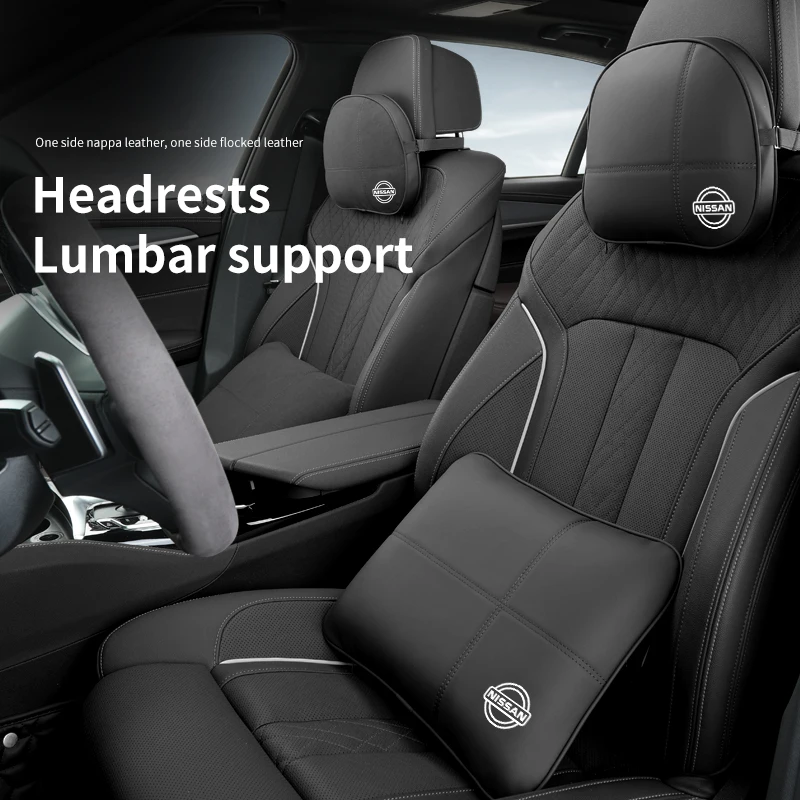 Car Headrest And Lumbar Support Neck Pillow For Nissan GTR Juke Qashqai Patrol Leaf X-Trail Micra Sentra Altima Murano Pulsar Al
Car Headrest And Lumbar Support Neck Pillow For Nissan GTR Juke Qashqai Patrol Leaf X-Trail Micra Sentra Altima Murano Pulsar Al